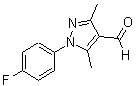 CAS#: 890626-54-7, 1-(4-Fluorophenyl)-3,5-dimethyl-1H-pyrazole-4-carbaldehyde