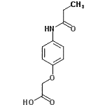 CAS 登录号：890982-09-9， [4-(丙酰基氨基)苯氧基]乙酸