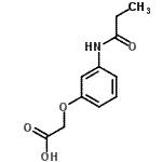 CAS 登录号：890984-30-2， [3-(丙酰基氨基)苯氧基]乙酸
