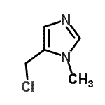 CAS#: 89180-90-5, 5-(Chloromethyl)-1-methyl-1H-imidazole