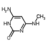 CAS 登录号：89181-82-8， 6-氨基-4-(甲基氨基)-2(1H)-嘧啶酮