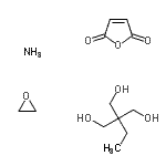 CAS 登录号：89182-96-7， 2,5-呋喃二酮,聚合物与2-乙基-2-(羟基甲基)-1,3-丙烷二醇和环氧乙烷,铵盐