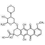 CAS#: 89196-04-3, 3-Glycoloyl-3,5,12-trihydroxy-10-methoxy-6,11-dioxo-1,2,3,4,6,11-hexahydro-1-tetracenyl 2,3,6-trideoxy-3-(4-morpholinyl)hexopyranoside