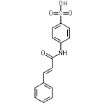 CAS 登录号：89217-68-5， 4-{[(2E)-3-苯基-2-丙烯酰基]氨基}苯磺酸