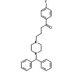 CAS 登录号：89223-80-3， 4-[4-(二苯基甲基)-1-哌嗪基]-1-(4-氟苯基)-1-丁酮