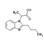 CAS#: 892240-97-0, 2-(2-Butyl-1H-benzimidazol-1-yl)propanoic acid