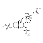 CAS#: 89232-83-7, Trisodium (3alpha,5beta,7beta,8xi,9xi,14xi)-3,7-bis(sulfonatooxy)cholan-24-oate