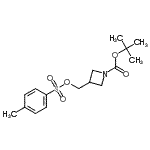 CAS#: 892408-42-3, 2-Methyl-2-propanyl 3-({[(4-methylphenyl)sulfonyl]oxy}methyl)-1-azetidinecarboxylate