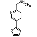 CAS#: 892502-04-4, 1-[5-(2-Furyl)-2-pyridinyl]-N-methylmethanamine
