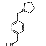CAS#: 892502-08-8, 1-[4-(1-Pyrrolidinylmethyl)phenyl]methanamine