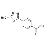 CAS#: 892502-28-2, 4-(5-Methyl-1,3,4-oxadiazol-2-yl)benzoic acid
