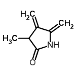 CAS 登录号：89267-99-2， 3-甲基-4,5-二(亚甲基)-2-吡咯烷酮