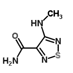 CAS#: 89281-53-8, 4-(Methylamino)-1,2,5-thiadiazole-3-carboxamide