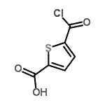 CAS#: 89284-70-8, 5-(Chlorocarbonyl)-2-thiophenecarboxylic acid