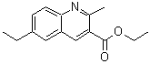 CAS 登录号：892874-68-9， 6-乙基-2-甲基-3-喹啉羧酸乙酯