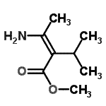 CAS 登录号：893055-14-6， 甲基(2Z)-3-氨基-2-异丙基-2-丁烯酸酯