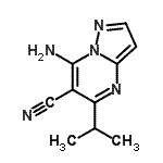 CAS#: 893424-58-3, 7-Amino-5-isopropylpyrazolo[1,5-a]pyrimidine-6-carbonitrile
