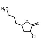 CAS#: 89344-85-4, 5-Butyl-3-chlorodihydro-2(3H)-furanone