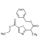 CAS#: 893444-26-3, ethyl 2-(2-benzyloxy-1-methyl-2-oxo-ethyl)thiazole-5-carboxylate