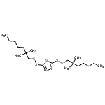 CAS#: 89347-09-1, 2,5-Bis[(2,2-dimethylheptyl)disulfanyl]-1,3,4-thiadiazole