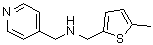 CAS#: 893597-67-6, 1-(5-Methyl-2-thienyl)-N-(4-pyridinylmethyl)methanamine
