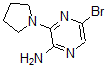 CAS#: 893611-72-8, 5-Bromo-3-(1-Pyrrolidinyl)-2-Pyrazinamine