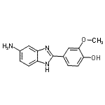 CAS#: 893611-77-3, 4-(5-Amino-1H-benzimidazol-2-yl)-2-methoxyphenol