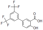 CAS#: 893638-28-3, 4-Hydroxy-3',5'-Bis(Trifluoromethyl)-[1,1'-Biphenyl]-3-carboxylic Acid