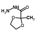 CAS#: 89364-93-2, 2-Methyl-1,3-dioxolane-2-carbohydrazide
