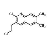 CAS#: 893724-61-3, 2-Chloro-3-(2-chloroethyl)-6,7-dimethylquinoline