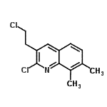 CAS#: 893724-67-9, 2-Chloro-3-(2-chloroethyl)-7,8-dimethylquinoline
