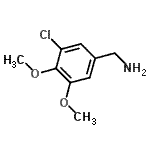 CAS#: 893725-10-5, 1-(3-Chloro-4,5-dimethoxyphenyl)methanamine