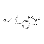 CAS#: 893725-93-4, N-(4-acetamidophenyl)-3-chloro-propanamide