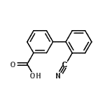 CAS#: 893736-75-9, 2'-Cyano-3-biphenylcarboxylic acid