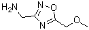CAS#: 893748-77-1, 1-[5-(Methoxymethyl)-1,2,4-oxadiazol-3-yl]methanamine