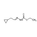 CAS#: 894101-39-4, Ethyl (2E)-2-(2-cyclopropylethylidene)hydrazinecarboxylate