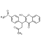 CAS#: 89434-45-7, 2-Hydroxy-3-{1-[4-(methylsulfinyl)phenyl]-3-oxobutyl}-4H-chromen-4-one
