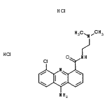 CAS#: 89459-12-1, 9-Amino-5-chloro-N-[2-(dimethylamino)ethyl]-4-acridinecarboxamide dihydrochloride