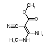 CAS#: 89465-03-2, Methyl (2E)-3-amino-2-cyano-3-(methylamino)acrylate