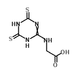 CAS#: 89482-27-9, N-(4,6-Dithioxo-1,4,5,6-tetrahydro-1,3,5-triazin-2-yl)glycine