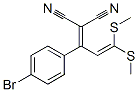 CAS#: 89482-72-4, 2-(4-Bromophenyl)-4,4-Bis(Methylthio)-1,3-Butadien-1,1-Dicarbonitrile