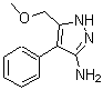 CAS 登录号：895042-86-1， 5-(甲氧基甲基)-4-苯基-1H-吡唑-3-胺