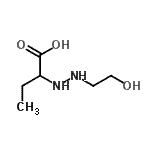 CAS#: 89582-44-5, 2-[2-(2-Hydroxyethyl)hydrazino]butanoic acid