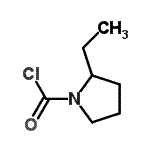 CAS#: 89629-92-5, 2-Ethyl-1-pyrrolidinecarbonyl chloride