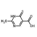 CAS#: 89640-71-1, 2-Methyl-4-thioxo-1,4-dihydro-5-pyrimidinecarboxylic acid