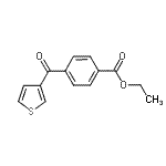 CAS#: 896618-52-3, Ethyl 4-(3-thienylcarbonyl)benzoate