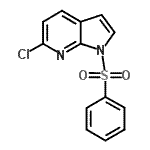 CAS 登录号：896722-50-2， 6-氯-1-(苯磺酰基)-1H-吡咯并[2,3-b]吡啶