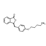 CAS#: 89673-52-9, 3-[4-(Pentyloxy)benzylidene]-2-benzofuran-1(3H)-one