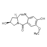 CAS#: 89675-39-8, (2S,11aS)-2,8-Dihydroxy-7-methoxy-1,2,3,11a-tetrahydro-5H-pyrrolo[2,1-c][1,4]benzodiazepin-5-one