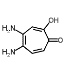 CAS#: 89693-86-7, 4,5-Diamino-2-hydroxy-2,4,6-cycloheptatrien-1-one